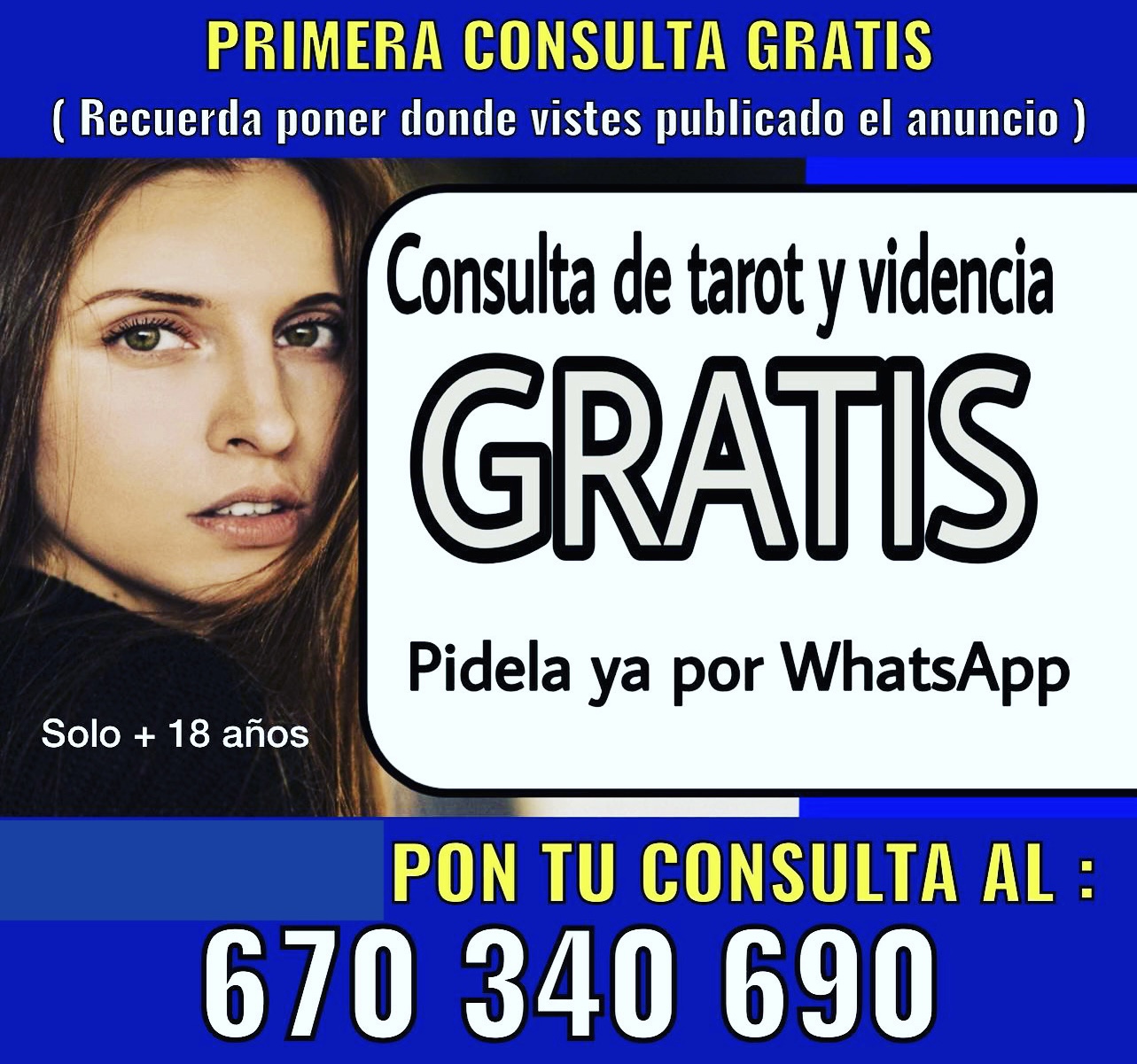 TAROT PRIMERA CONSULTA GRATIS VIDENTE