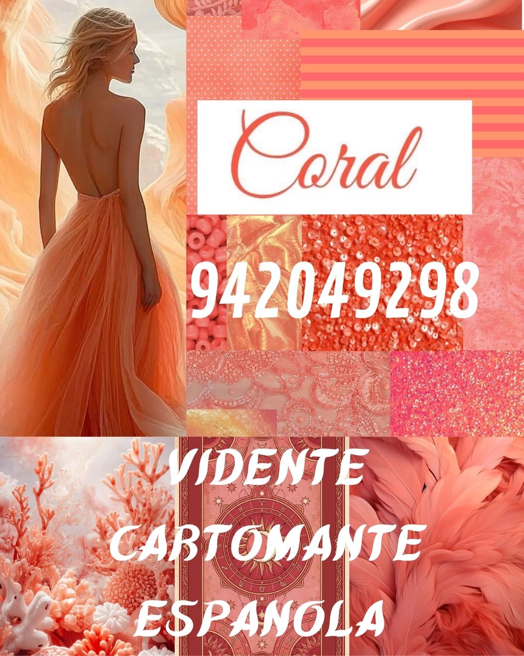 TAROT CORAL VIDENTE RITUALISTA ESPAÑOLA